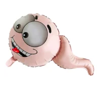 Globo metálico esperma despedida de soltera 41x67cm