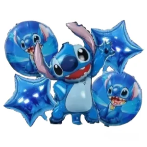 Set Globos Metálicos Stitch