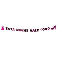 Guirnalda Despedida de Soltera "Esta noche vale todo"