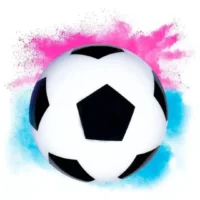 Pelota Diseño Fútbol Revelación De Genero Azul