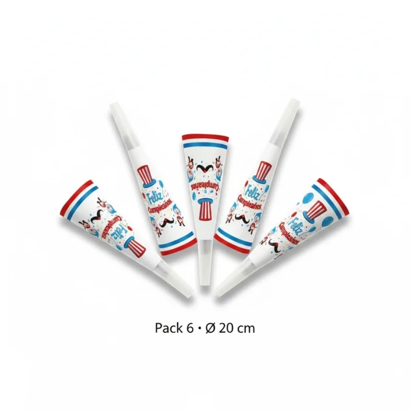 Pitos Plim Plim, 6 Piezas - Imagen 2