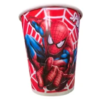 Vasos Polipapel Spiderman, 6 Piezas
