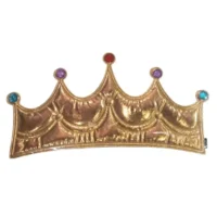 Corona Dorada con elástico