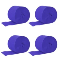 Feston decorativo azul oscuro 4pcs 6cmx10m