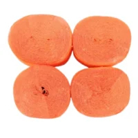 Festón Naranjo 3.5 cmx10 m 4 pcs