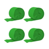 Feston decorativo verde 4pcs 6cmx10m