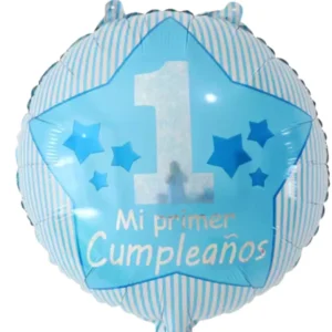 Globo Mi Primer Cumpleaños Celeste
