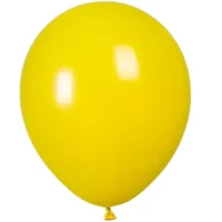 Globos Latex lisos Amarillo R9 25 piezas