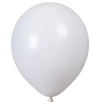 Globos Latex lisos Blanco R9 25 piezas