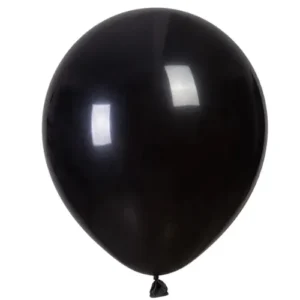 Globos Látex Negros x 23 cm x  50 Piezas