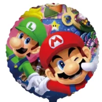 Globo Mario y Luigi, 45 cms