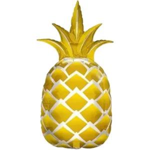 Globo Metálico Piña Dorada  44x79 cm