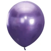 Globos Metalizados Morado, 30 cms, 5 piezas