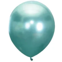 Globos Metalizados Verde, 30 cms, 5 piezas