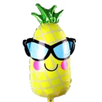 Globo Metálico Piña con Anteojos 72 cms