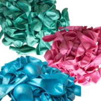 Globos Metalizados Surtidos, 25 cms, 10 piezas