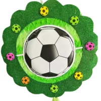 Piñata Redonda Fútbol 40 Cm Diámetro