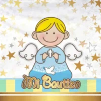 Servilletas Mi Bautizo Celeste, 12 piezas