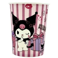 Vasos Polipapel Kuromi, 250 ml, 6 Piezas