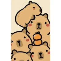 Bolsas de dulces Plásticas Capibara, 10 piezas