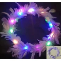 Cintillo o corona Plumas Led Liila