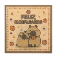 Servilleta de Papel Capibara, 16 Piezas