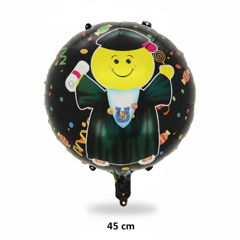 Globo metálico Graduación — 45 cm · Foil - Imagen 2
