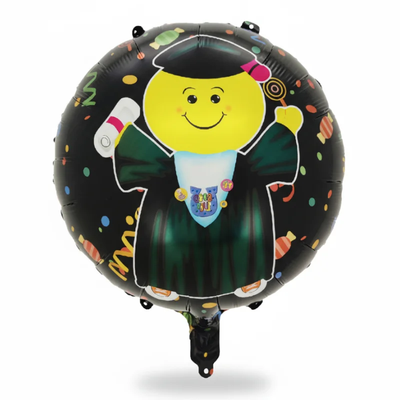 Globo metálico Graduación — 45 cm · Foil