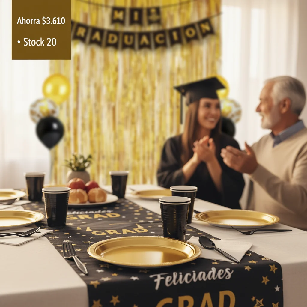 Kit Graduación Party Space — Decoración completa para mesa (familias) - Imagen 6