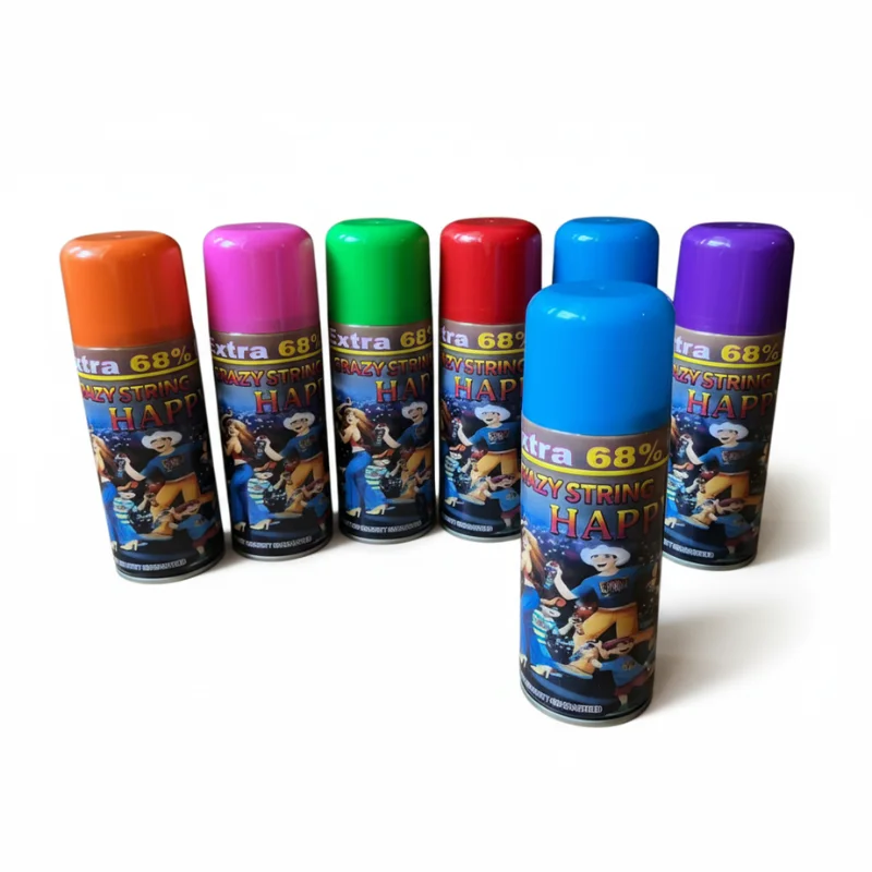 Serpentina en spray 15 cm — 6 colores · venta retail, mayor y caja (48 u) - Imagen 3